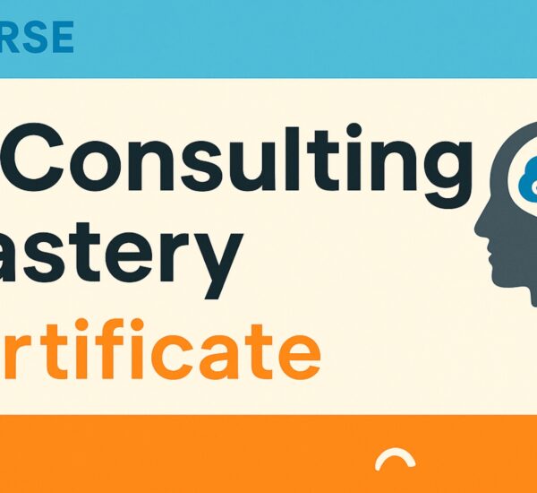 AI Consulting Mastery Course offered by SmartNet Academy. Gain expertise in AI strategies, implementation, and business transformation. Receive a Certificate of Completion to boost your career and position yourself as a leader in AI consulting