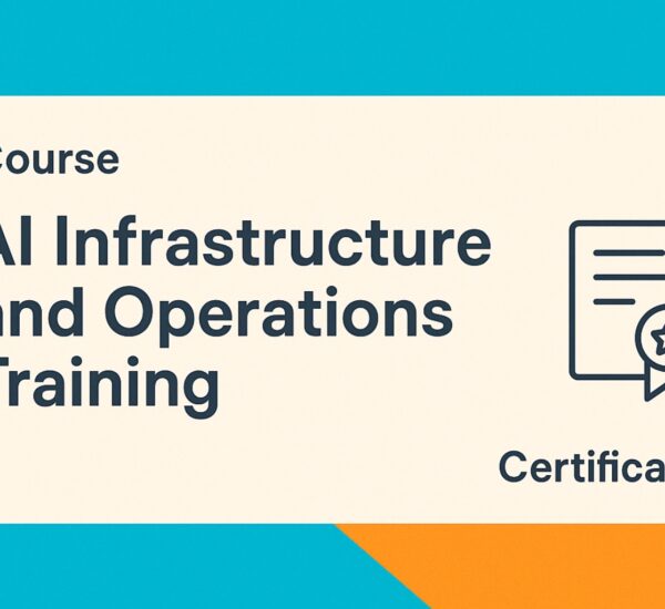 Complete the AI Infrastructure and Operations Training course at SmartNet Academy to master the technologies that power AI systems. Receive a Certificate of Completion to validate your expertise in AI infrastructure and set yourself apart in the growing job market.