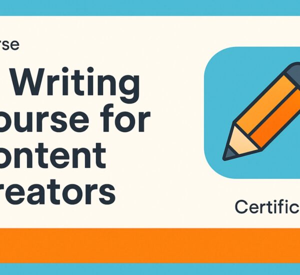 Enroll in the AI Writing Course for Content Creators offered by SmartNet Academy. Master AI tools to enhance your writing skills, boost creativity, and improve productivity. Receive a Certificate of Completion to showcase your expertise in AI-driven content creation