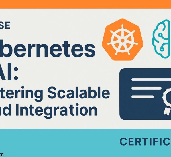 Kubernetes and AI Mastering Scalable Cloud Integration is a cutting edge course by SmartNet Academy designed to help professionals deploy and manage AI workloads in the cloud with a certificate awarded to validate expertise in cloud native AI infrastructure