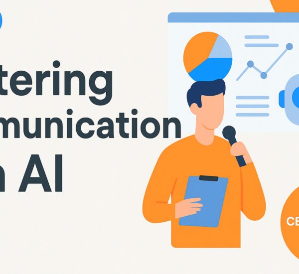 Mastering Communication with AI is a professional course by SmartNet Academy that teaches learners to enhance public speaking and presentation skills using AI tools while earning a certificate that validates expertise in modern communication mastery.