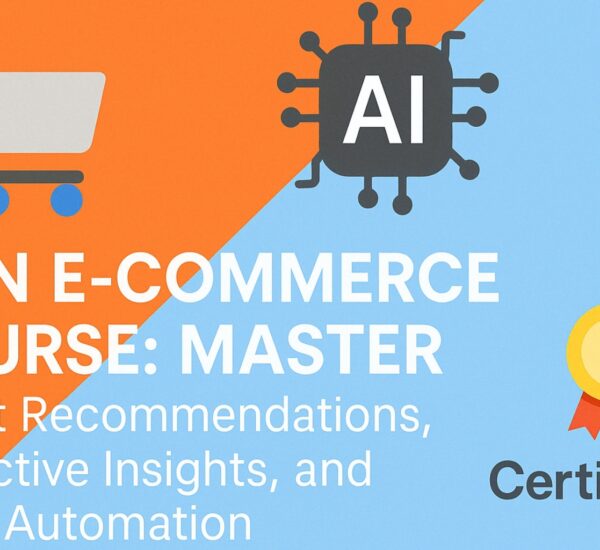 AI in E-Commerce Course from SmartNet Academy helps professionals master smart recommendations automation and predictive insights while earning a certificate that validates their skills to lead innovation and drive measurable growth in online retail markets