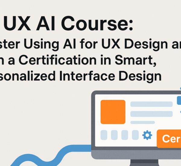 Master the future of UX with the UX AI Course from SmartNet Academy and earn a certificate that proves your skills in AI-powered interface design smart personalization and automated testing strategies essential for modern digital experiences