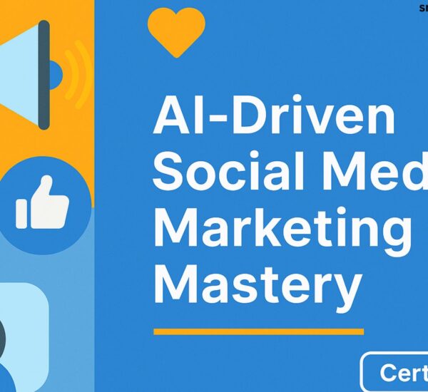 Master AI-driven social media marketing with SmartNet Academy’s course. Learn to optimize campaigns, automate tasks, and engage audiences. Gain hands-on experience with AI tools and earn a certificate to showcase your expertise in AI-driven social media strategies.