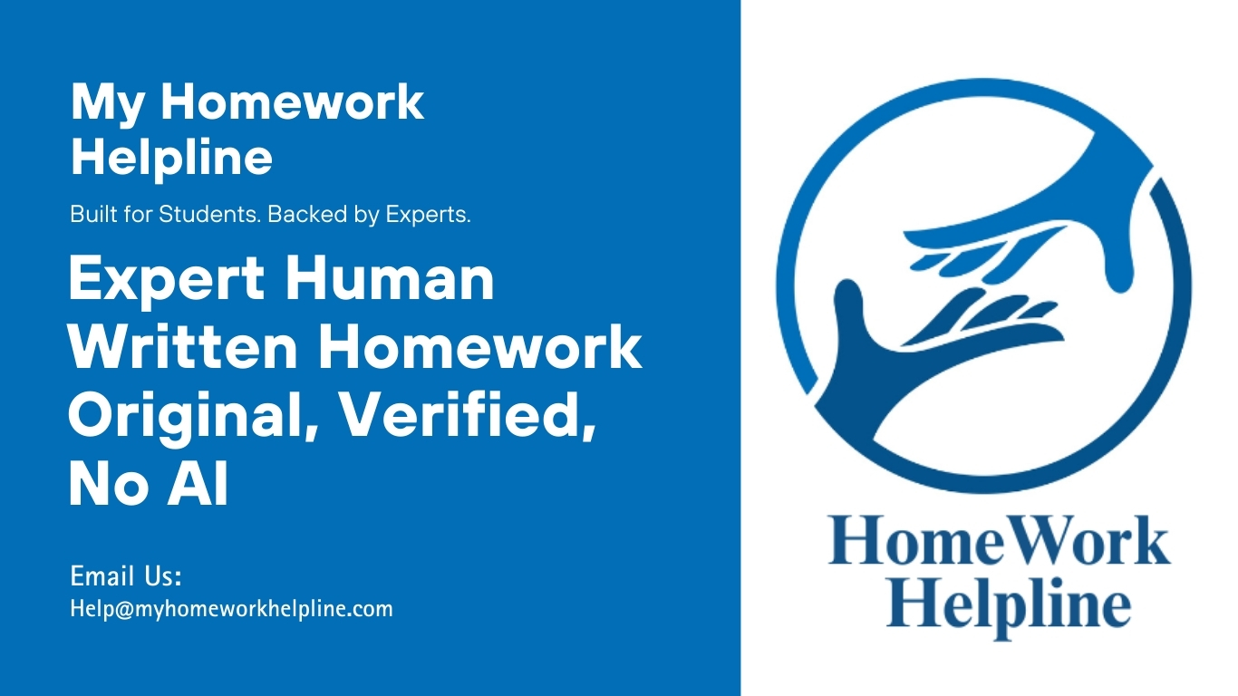 My Homework Helpline stands out as one of the most reliable academic support platforms for students seeking high-quality, original, and humanized work. It offers personalized assistance for essays, research papers, case studies, programming tasks, and more—ensuring every piece is crafted to meet academic standards.